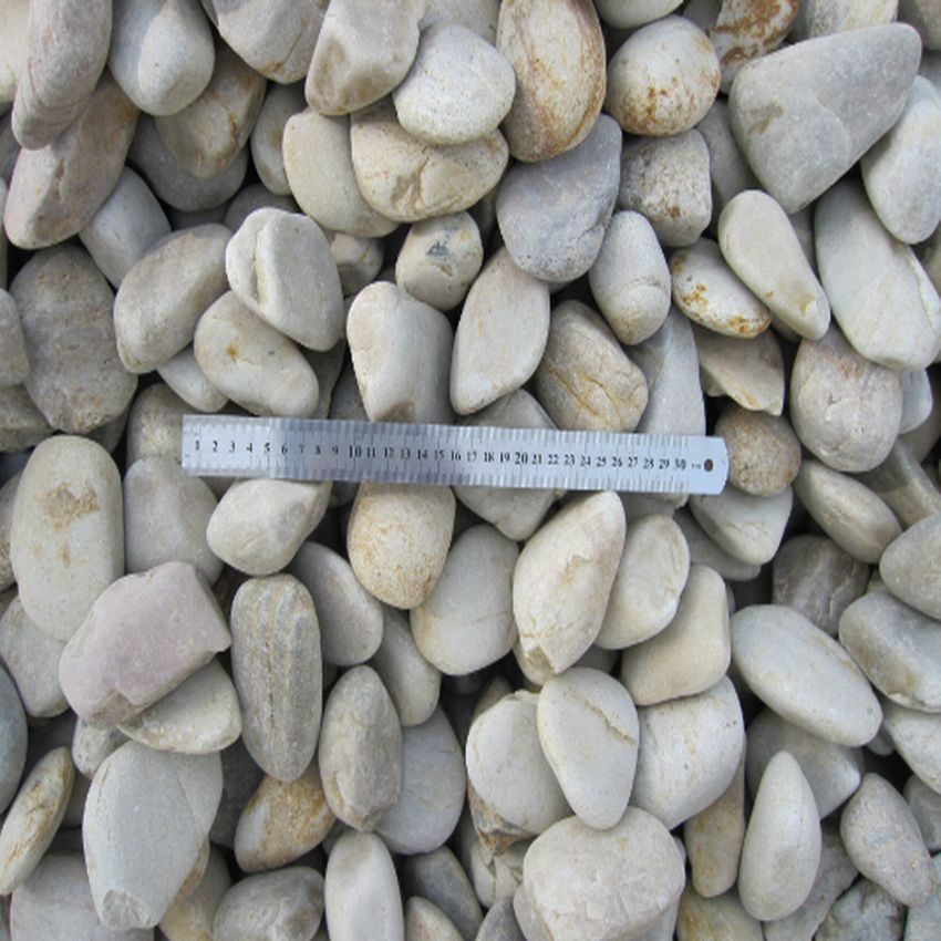 Natural non-Polished Milky White Stones